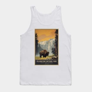 Yellowstone National Park Vintage Poster Tank Top